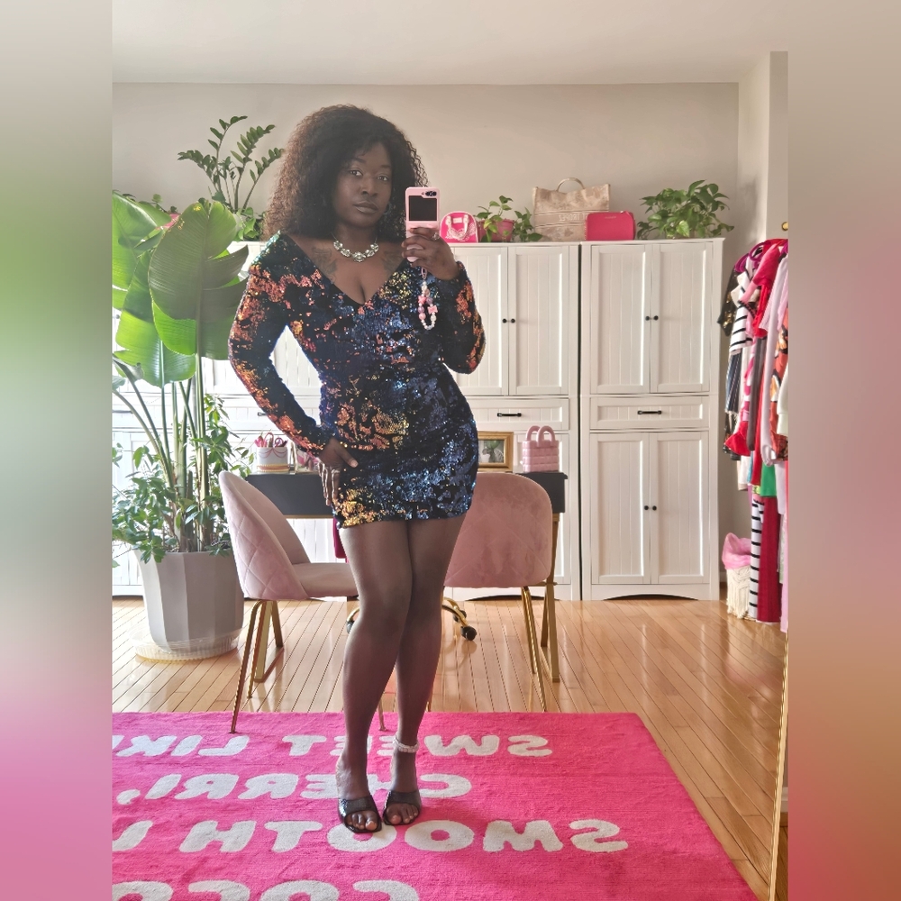 Nasty Gal - All Over Sequin Dress